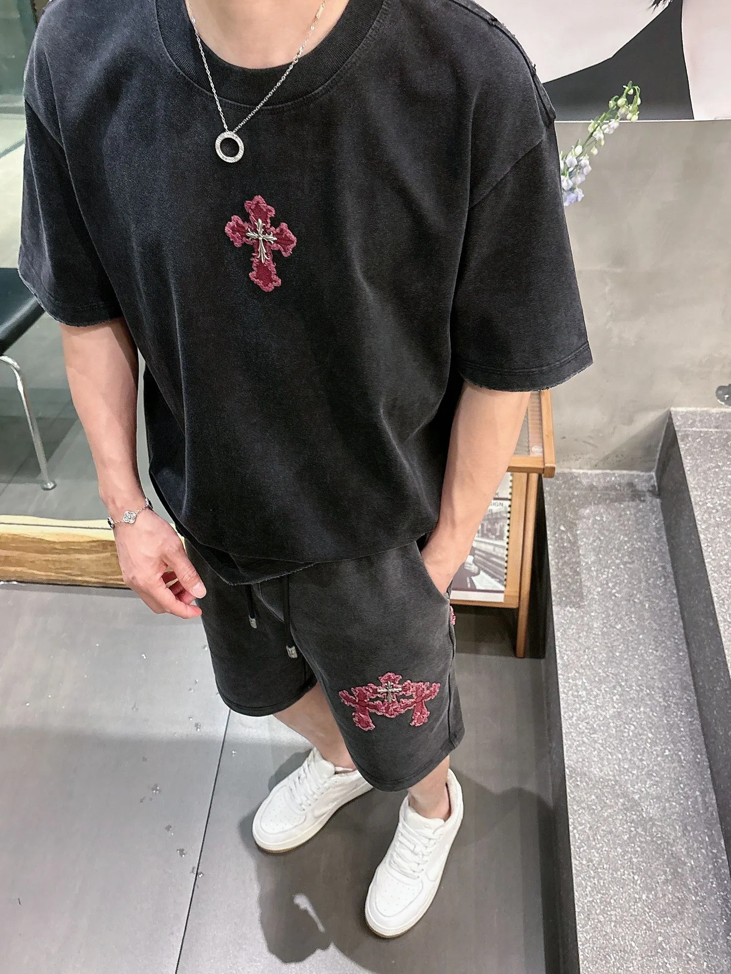 New Arrival Sizes:M~3x :Black White Gray :6802+2809